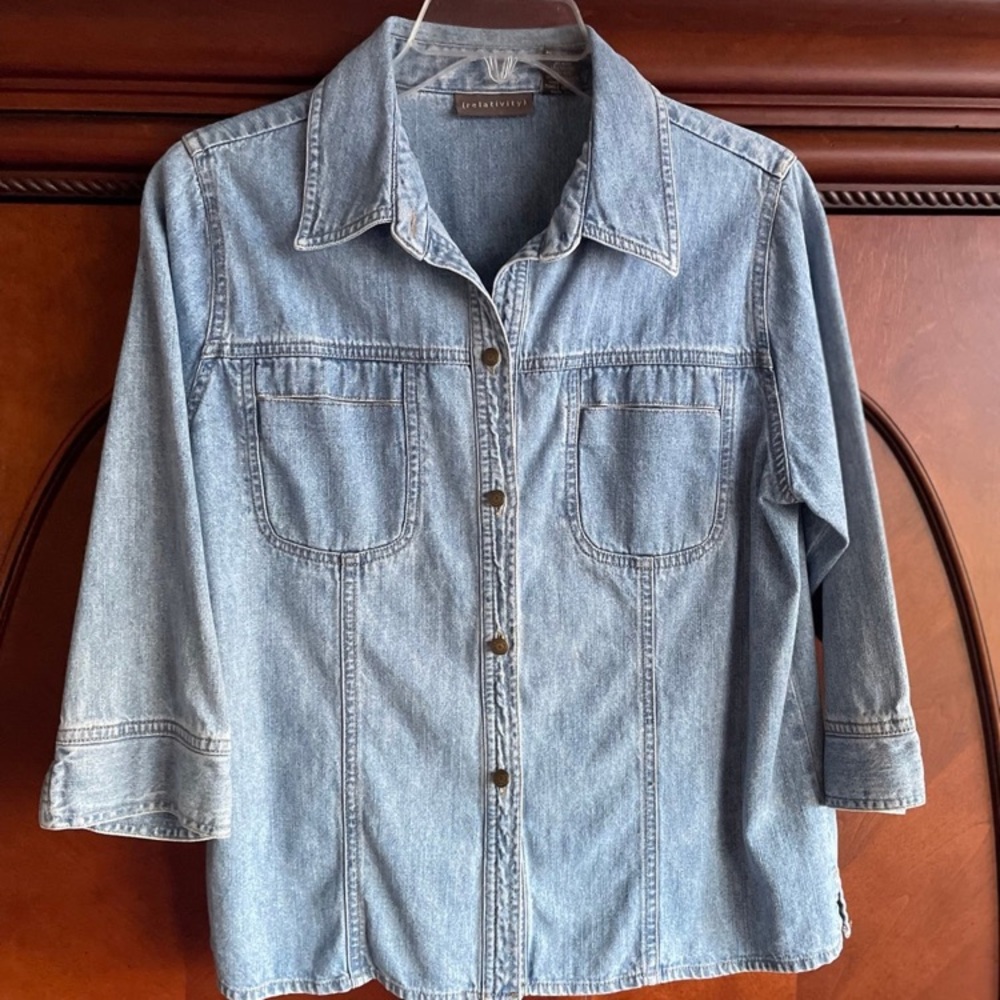 Denim shirt